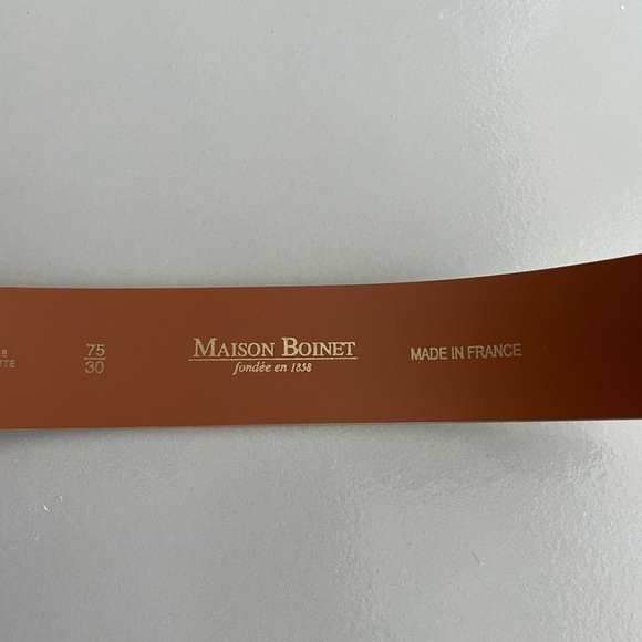 New Maison Boinet Golden Belt Size 75 main image 6